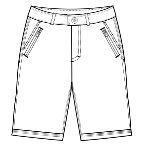 Fashion sewing patterns for MEN Shorts Bermudas 2896
